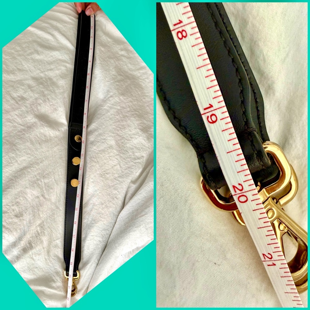 👑✅PRICE FIRM✅ AUTHENTIC FENDI Black Leather Crossbody Strap - Picture 12 of 17